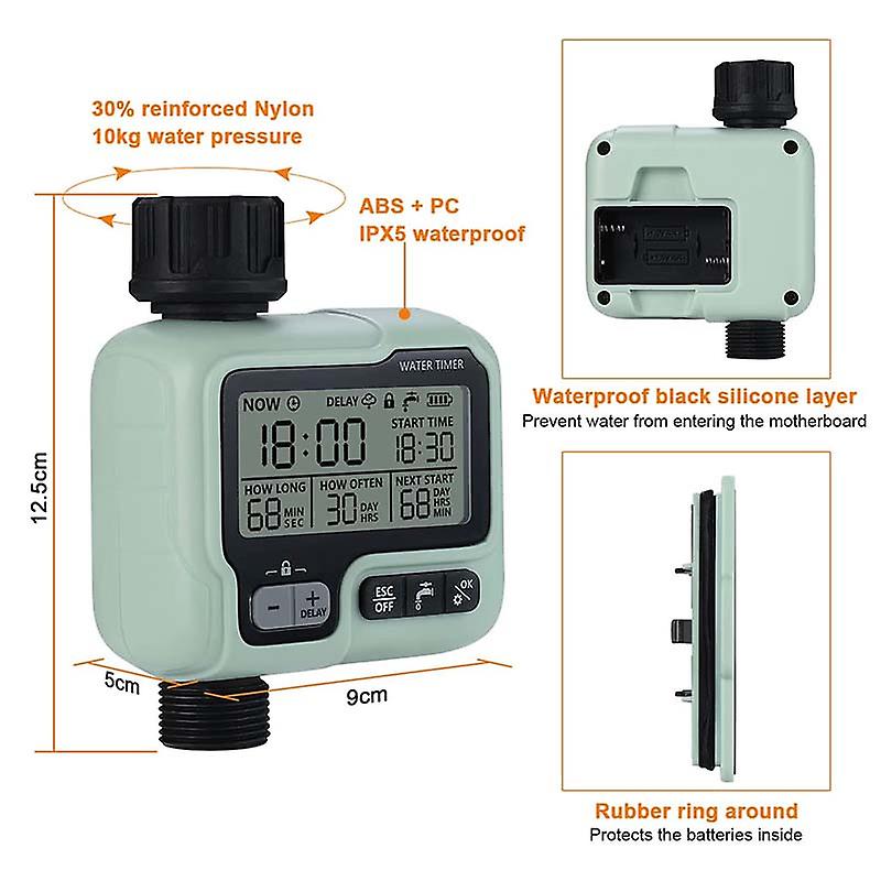 Large Screen Display Garden Watering Timer Irrigation Controller Digital Programmable Faucet Watering Irrigation System