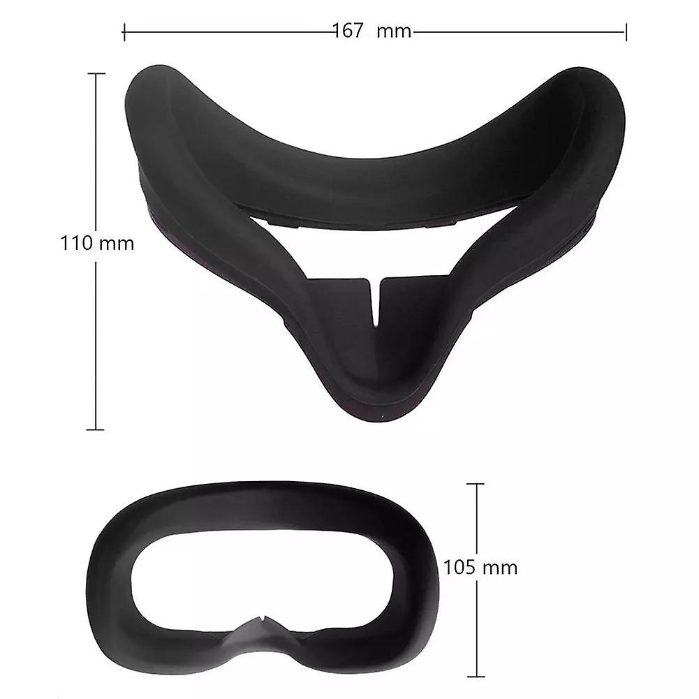 Oculus Quest 2vr Silicone Eye Mask Sweatproof Breathable Comfortable Replaceable Silicone Mask Protective Cover