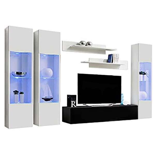 Fly CD3 30TV Wall Mounted Floating Modern Entertainment Center