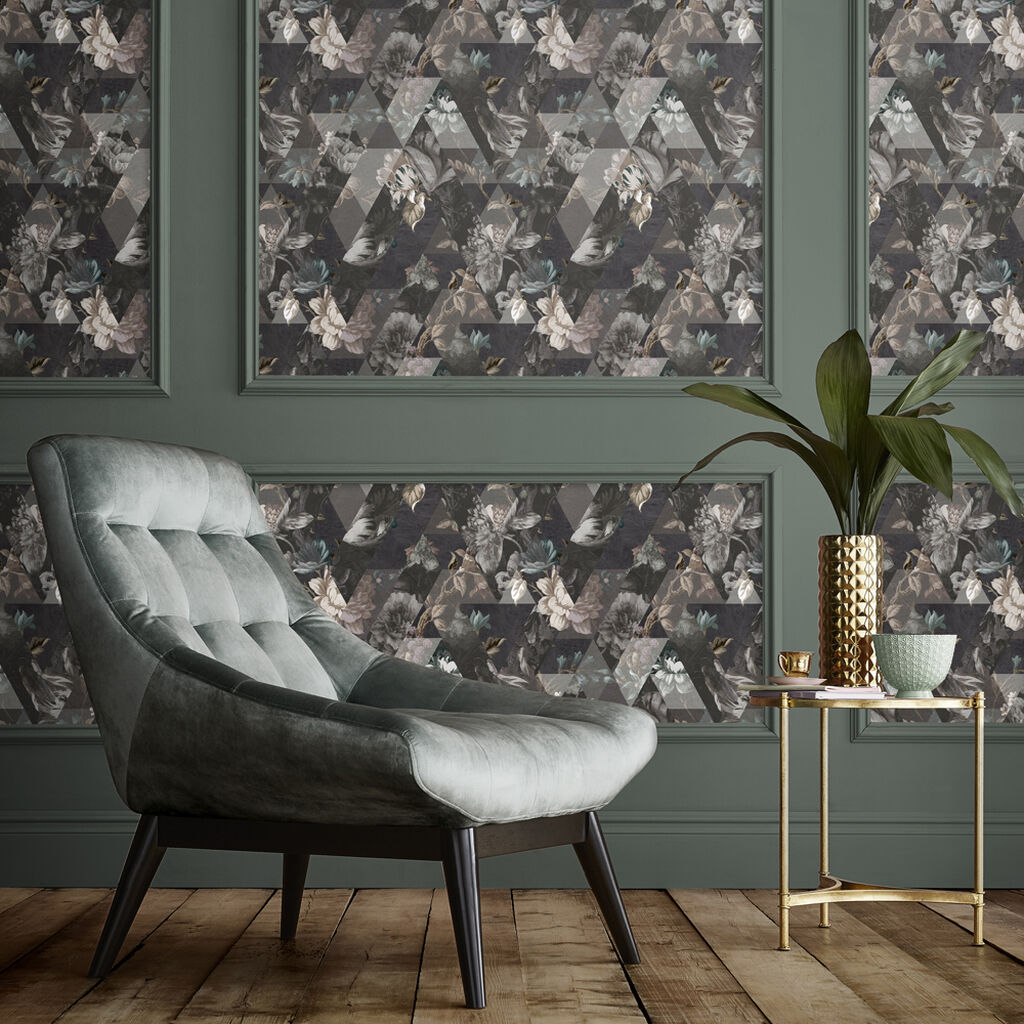 Timepiece Wallpaper in Moonstone