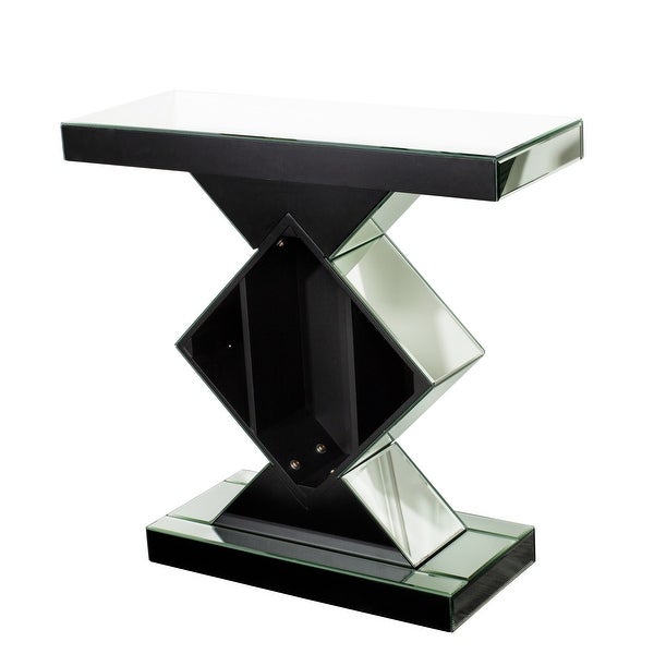 Contemporary Mirrored Console Table