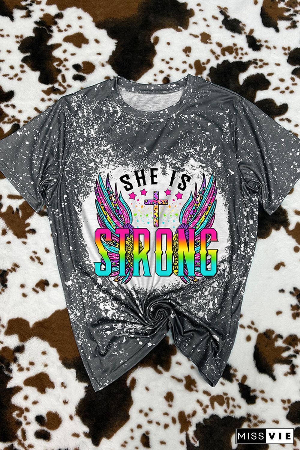 She Is Strong Graphic Tee Wholesale