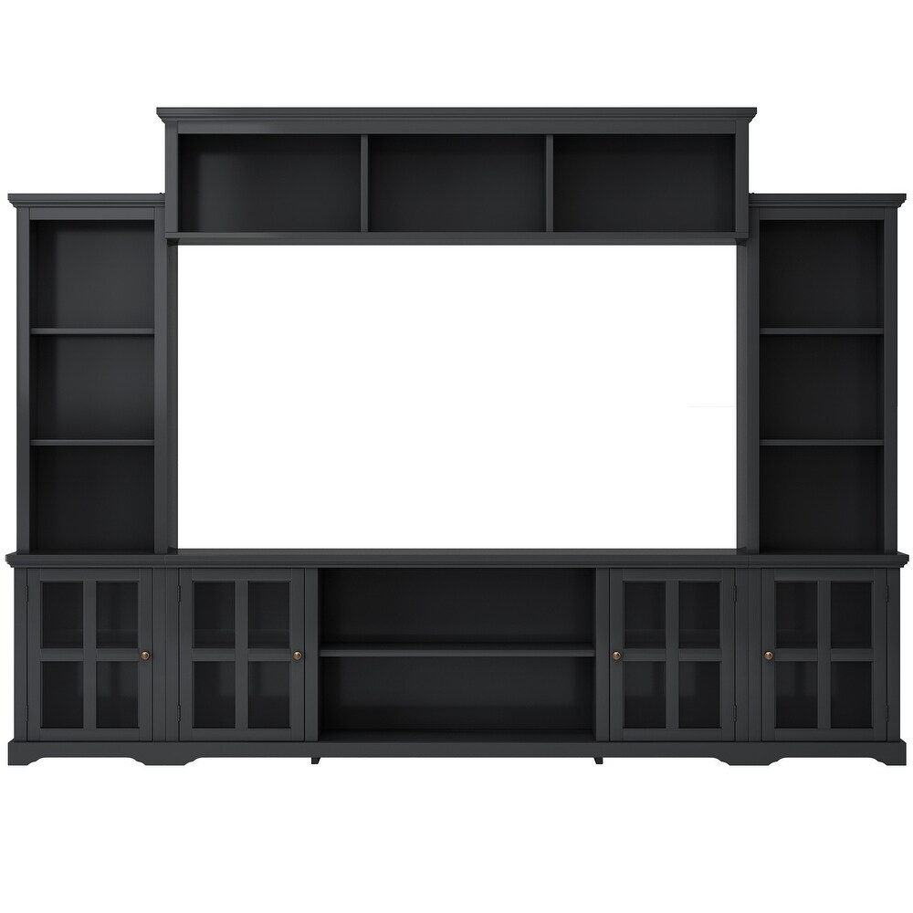 Multifunctional TV Stand Entertainment Units TV Console Table with 66\