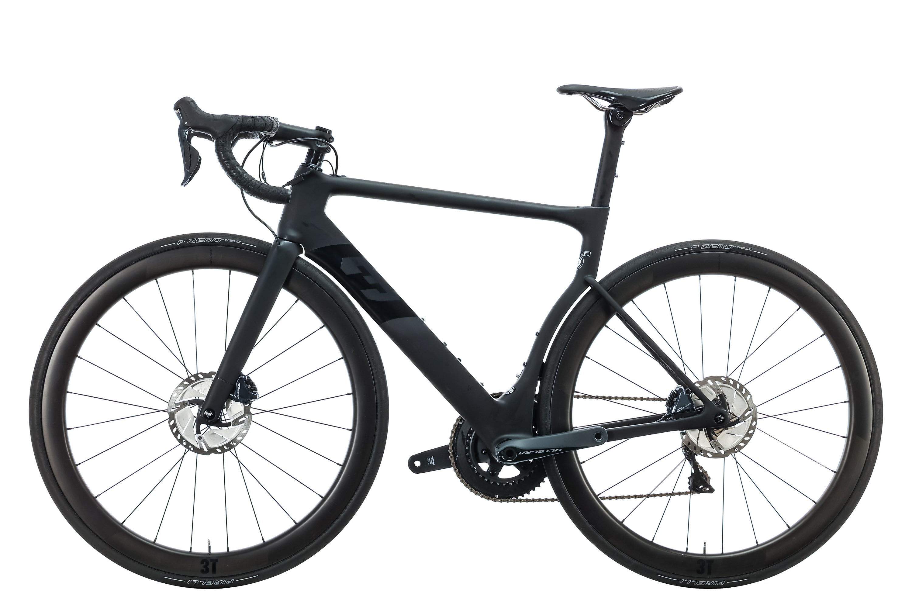 3T Strada Due Team Stealth Ultegra Di2 Road Bike - 2020, Medium