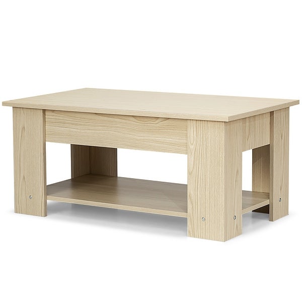 Costway Lift Top Coffee Table Modern Accent Table w/Hidden Storage - See Details