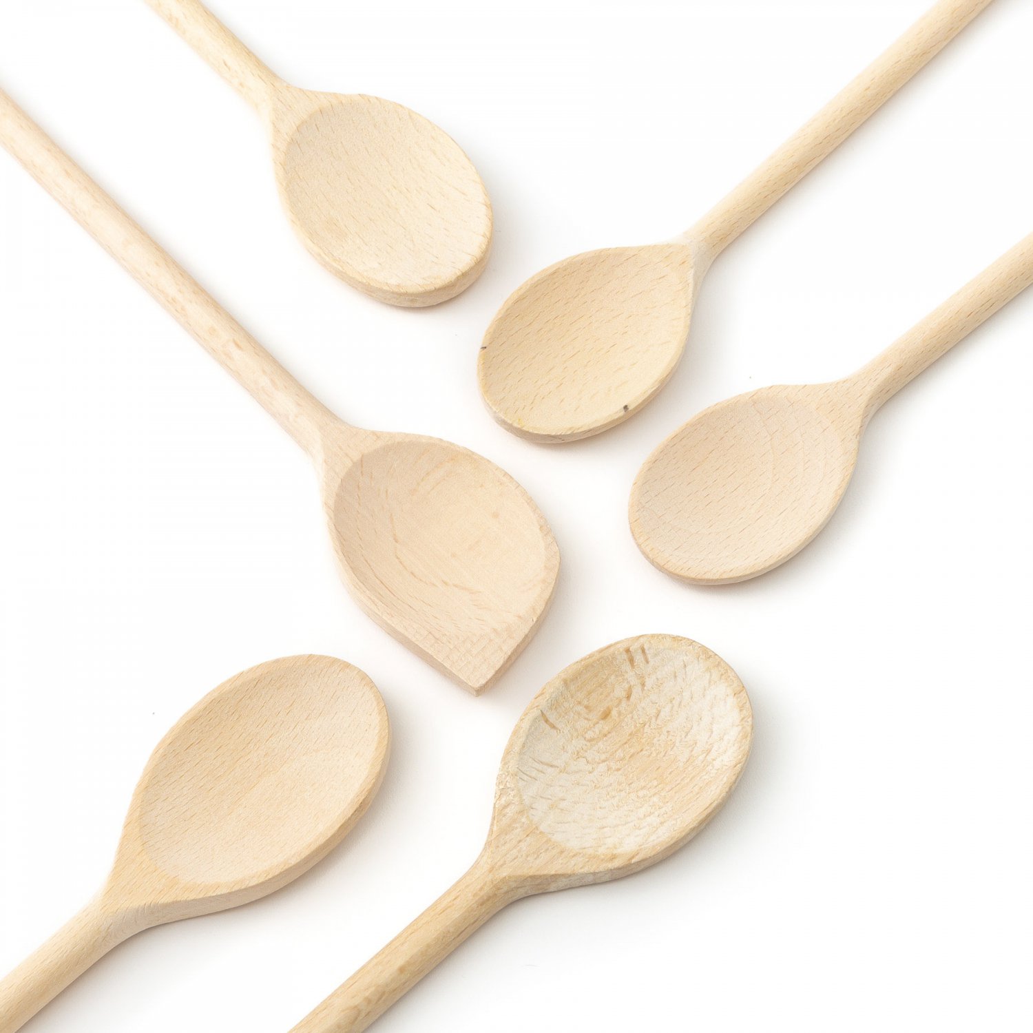 Tuuli Kitchen 6 Piece Wooden Cooking Spoons Kitchen Utensil Set