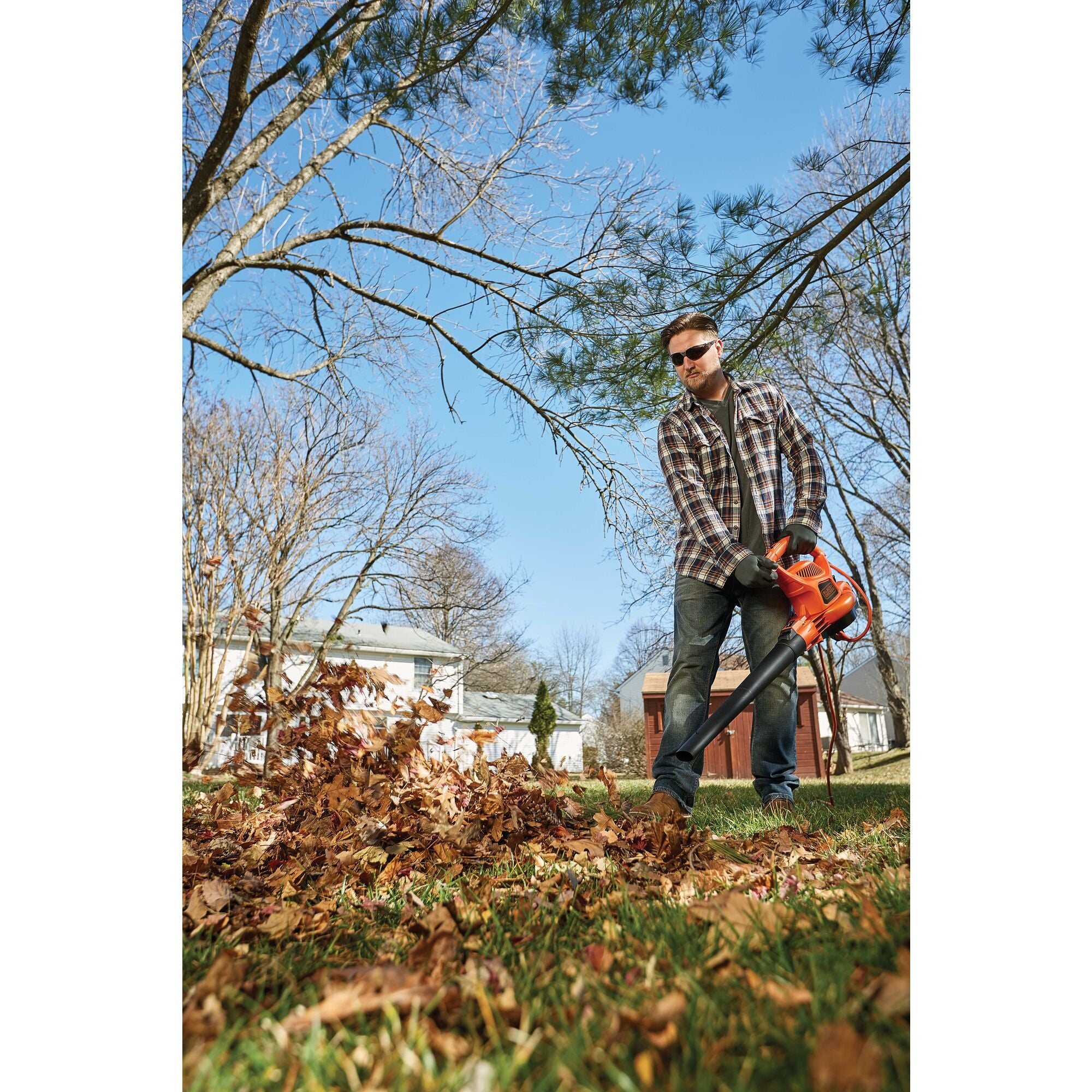 3-In-1 Electric Leaf Blower, Leaf Vacuum, Mulcher