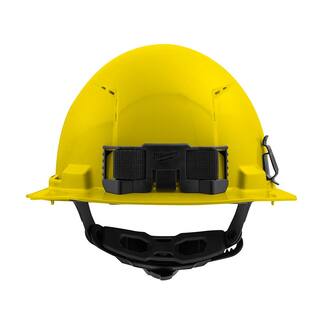 MW BOLT Yellow Type 1 Class C Full Brim Vented Hard Hat with 6-Point Ratcheting Suspension (10-Pack) 48-73-1223X10