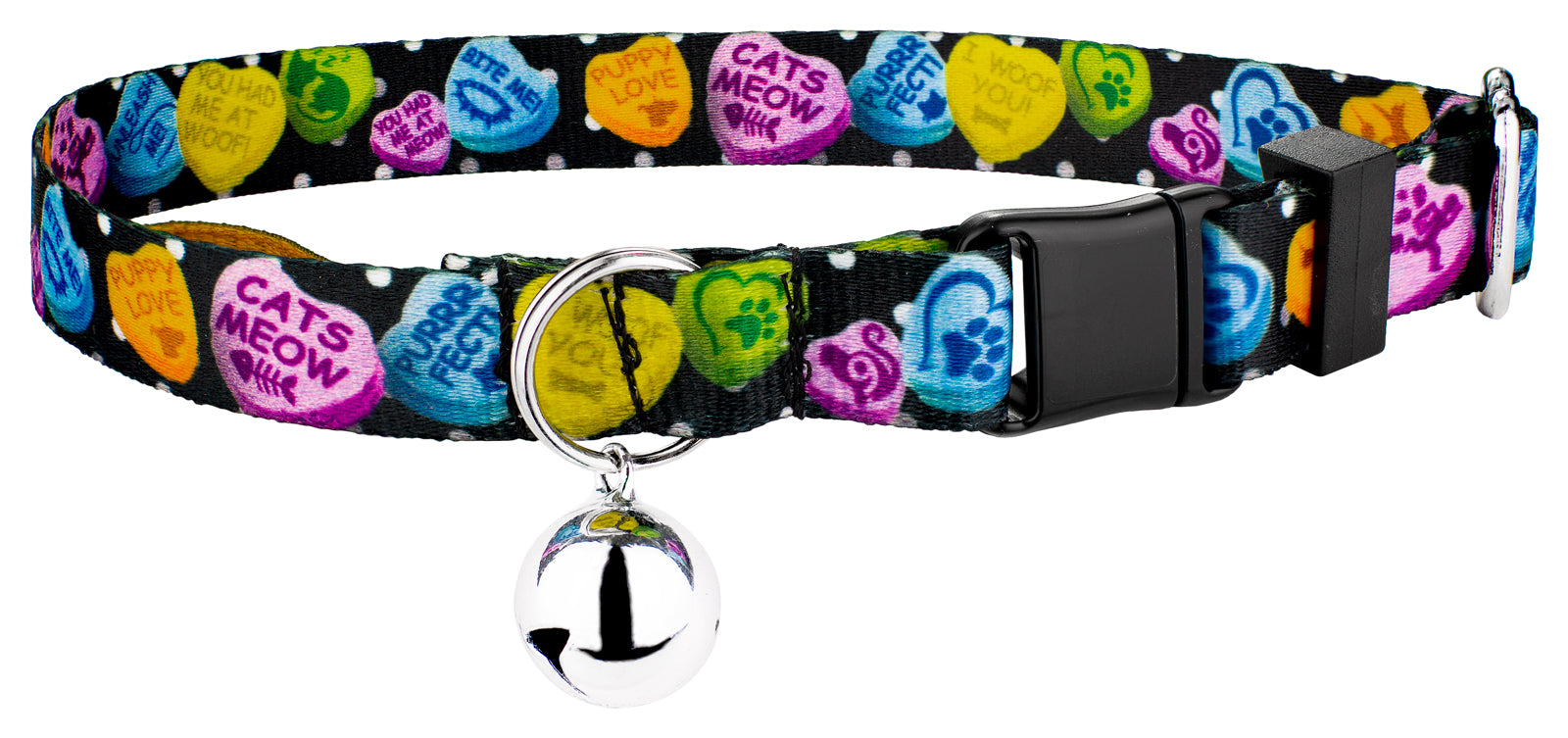 Country Brook Petz® Black Valentine’s Candy Cat Collar Limited Edition