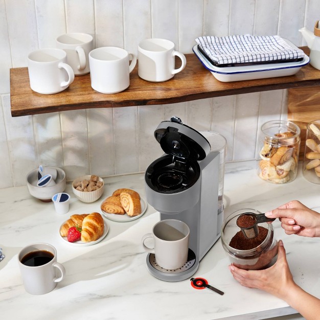 Instant Solo Single serve Coffee Maker Ground Coffee And Pod Coffee Maker Includes Reusable Coffee Pod