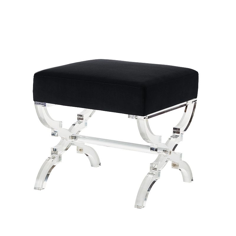 Ray Ottoman Acrylic X-Leg