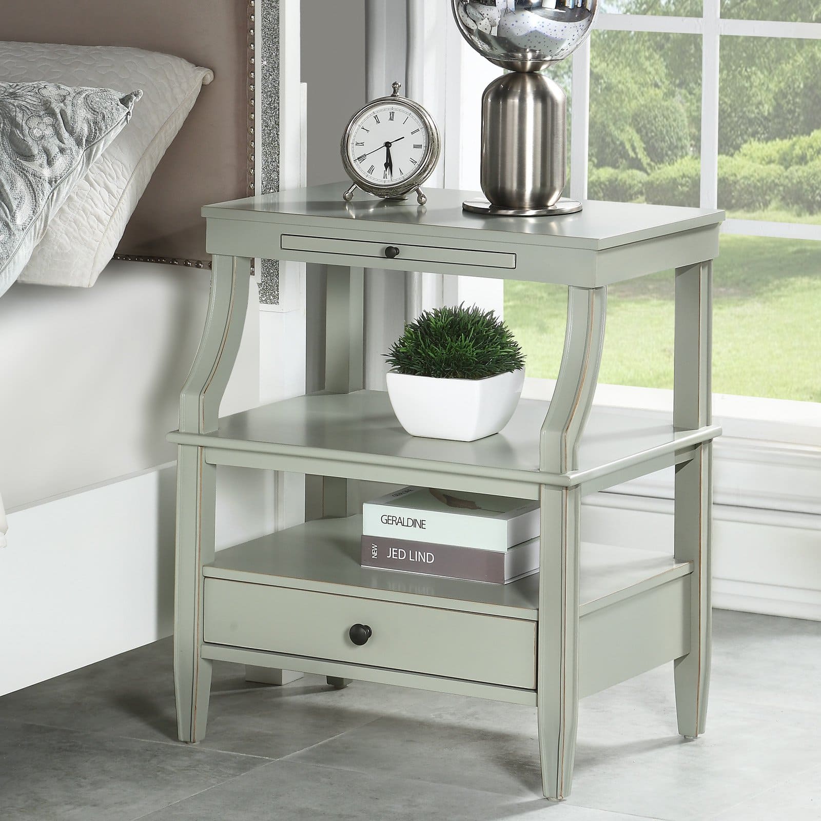 Comfort Pointe Newton 1 Drawer Nightstand