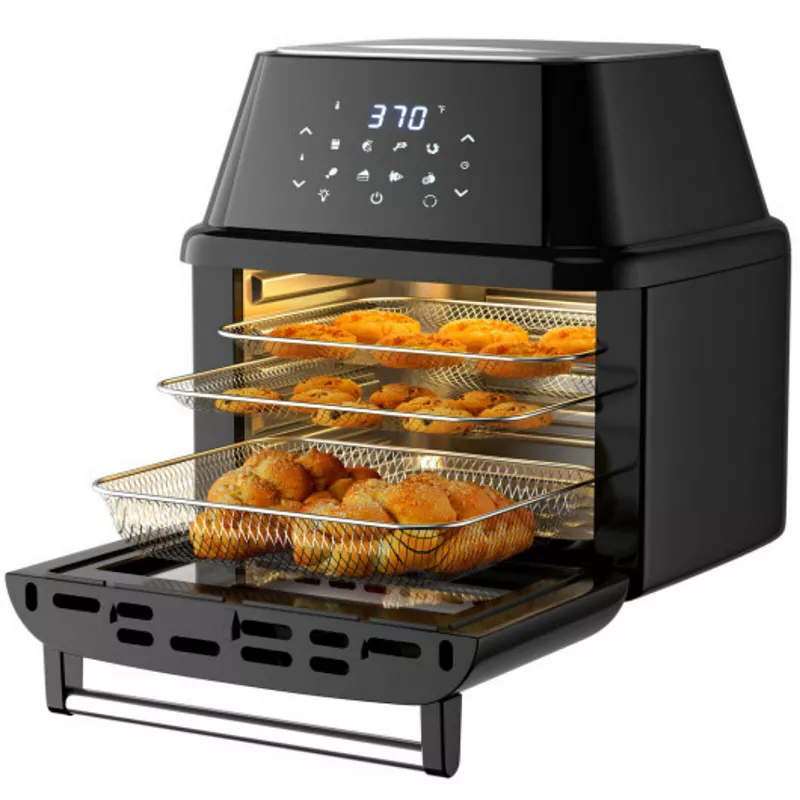 19 QT Multi-functional Air Fryer Oven 1800W Dehydrator Rotisserie