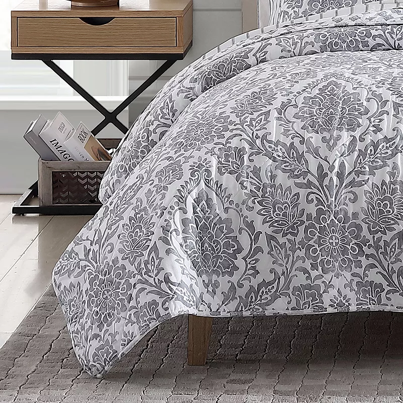 Stone Cottage Doires Damask Quilt Set with Shams