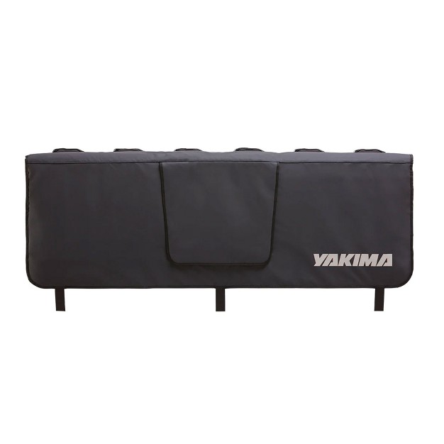 Yakima Gatekeeper Full Size Truck Bed Large Polyester Trunk Tailgate Bicycle Rack Pad With Soft Felt Backing Cradles And Buckles For 6 Bikes Black