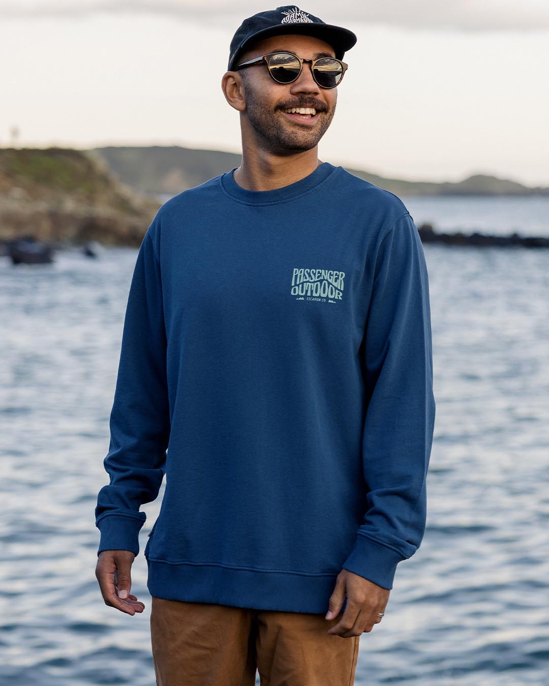 Yuca Recycled Cotton Sweatshirt - Dark Denim