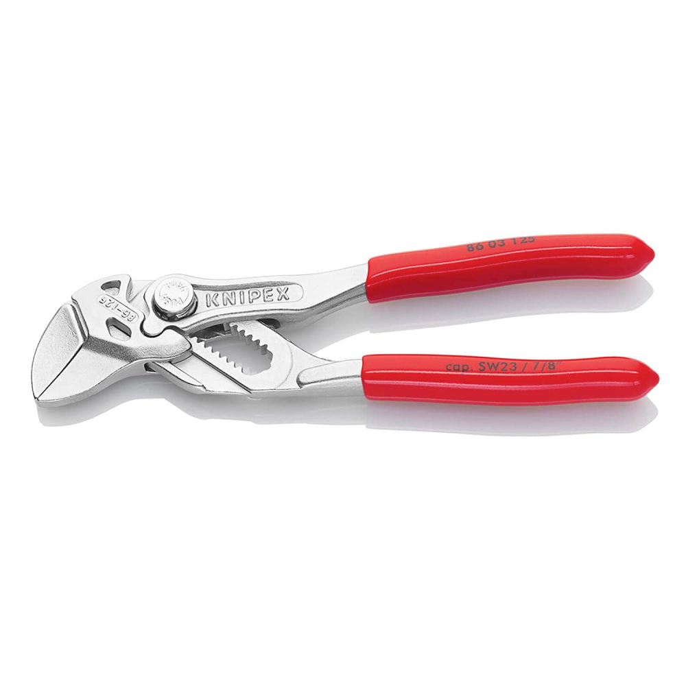 Knipex Pliers Wrench Chrome Plated Head 125mm ;