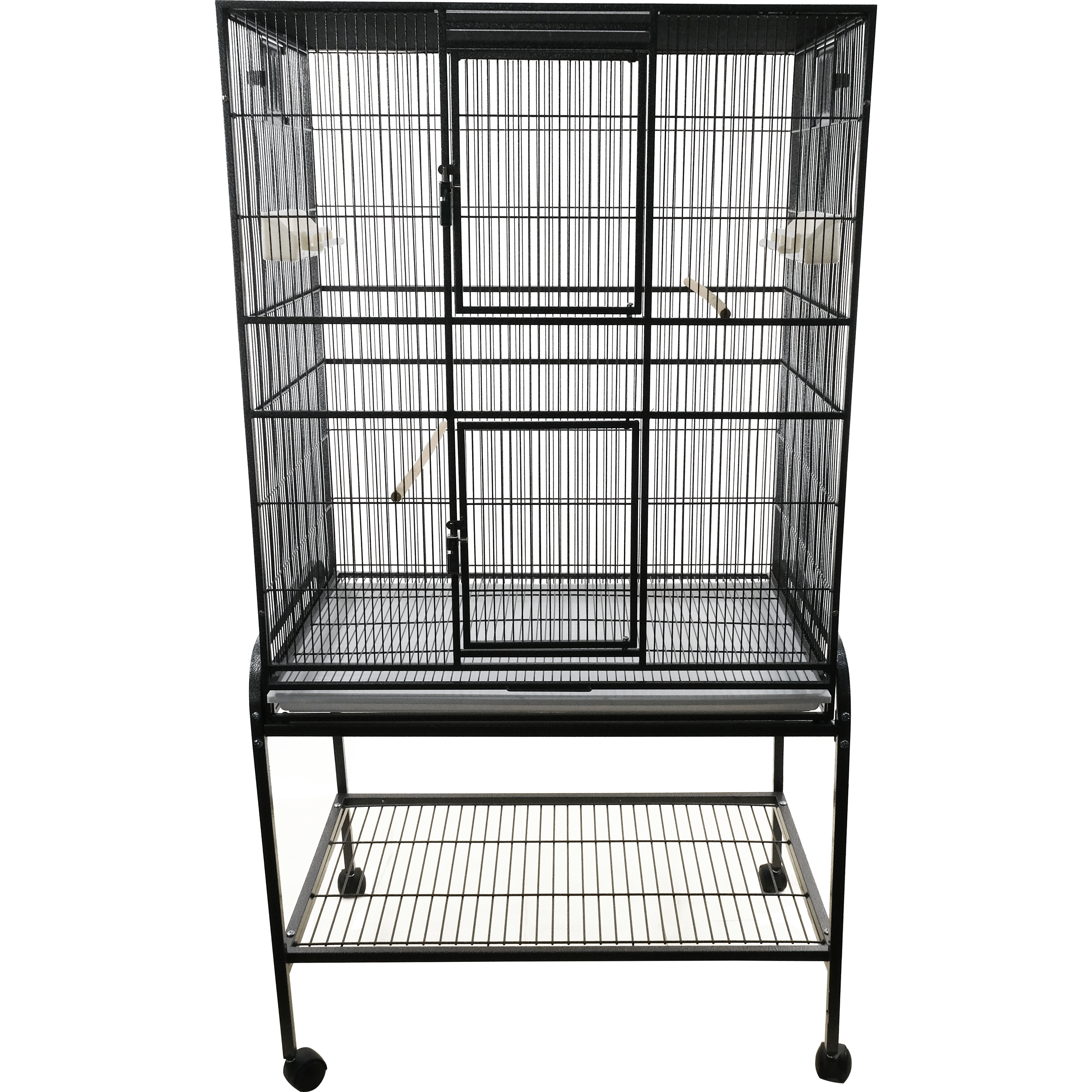 Bonka Bird Toys King's Cages SLFXL 3221 Extra Large Flight Cage， Black