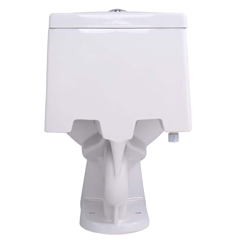 ANZZI Odin 1Piece 16 GPF Dual Flush Elongated Toilet in White