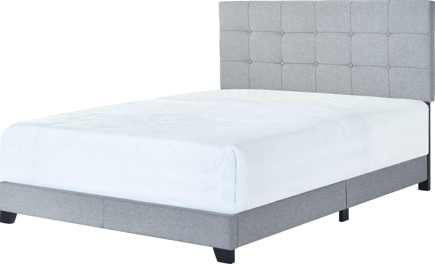 Crown Mark Florence Gray Panel Bed， Queen