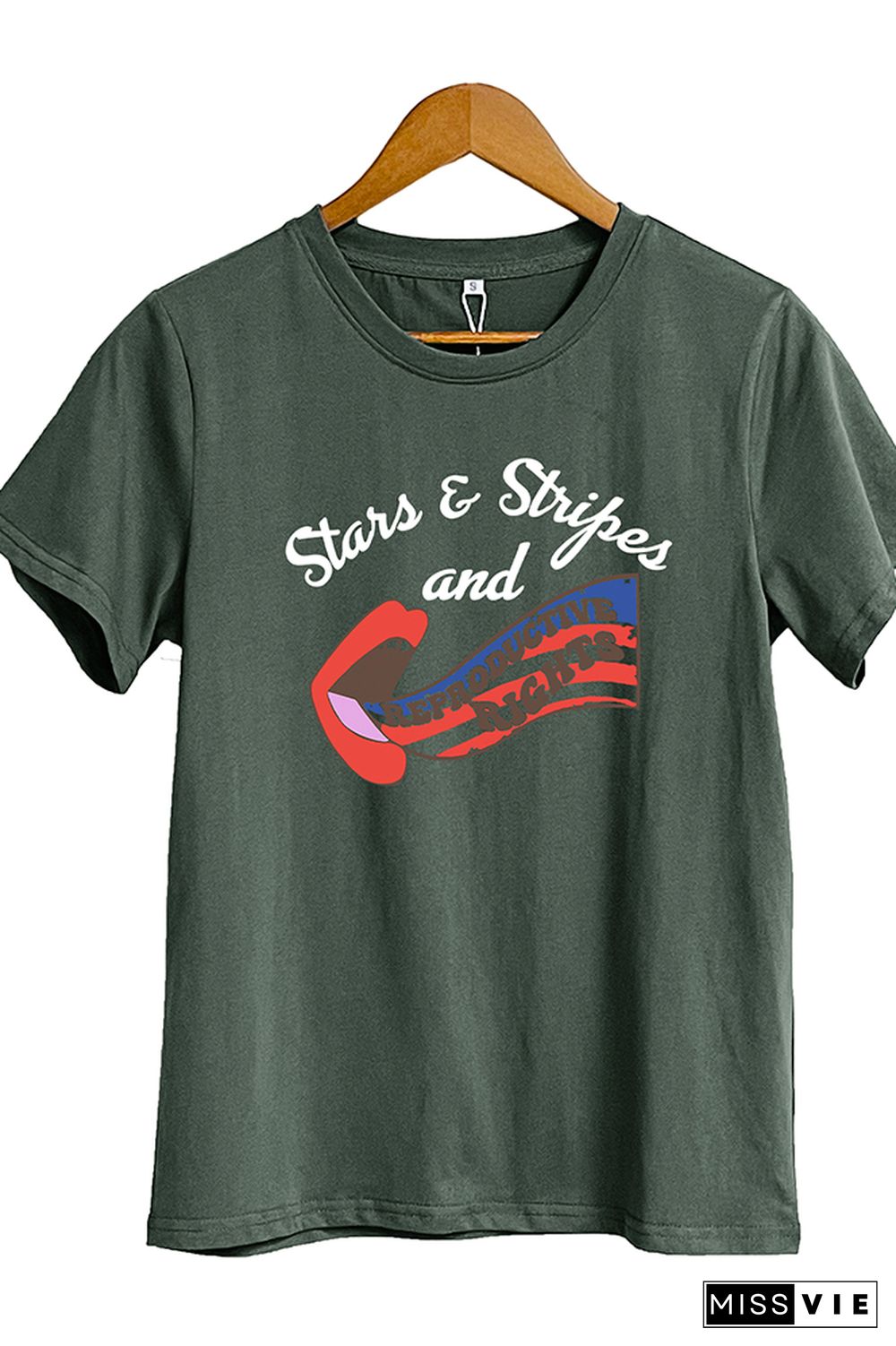 Stars Stripes And Reproductive Rights Graphic Tee Wholesale