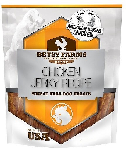 Betsy Farms Natural Chicken Jerky Recipe Wheat Free Dog Treats