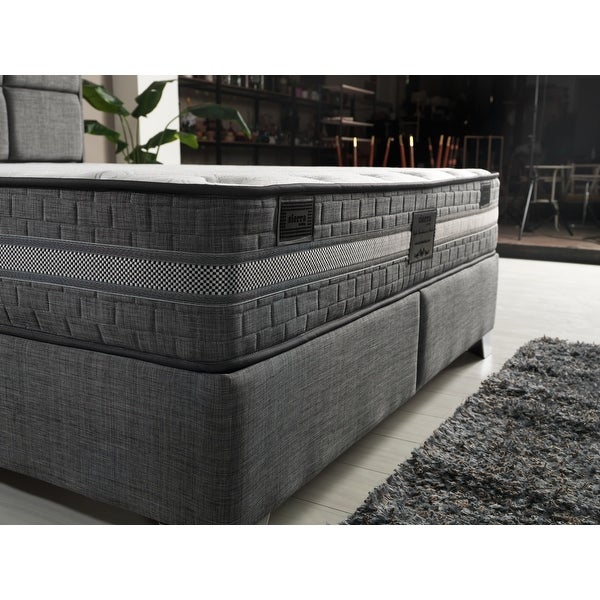 Vandetta Modern Bedroom Set King Size (200*200) (Foundation-Headboard- Mattress) - - 32668094