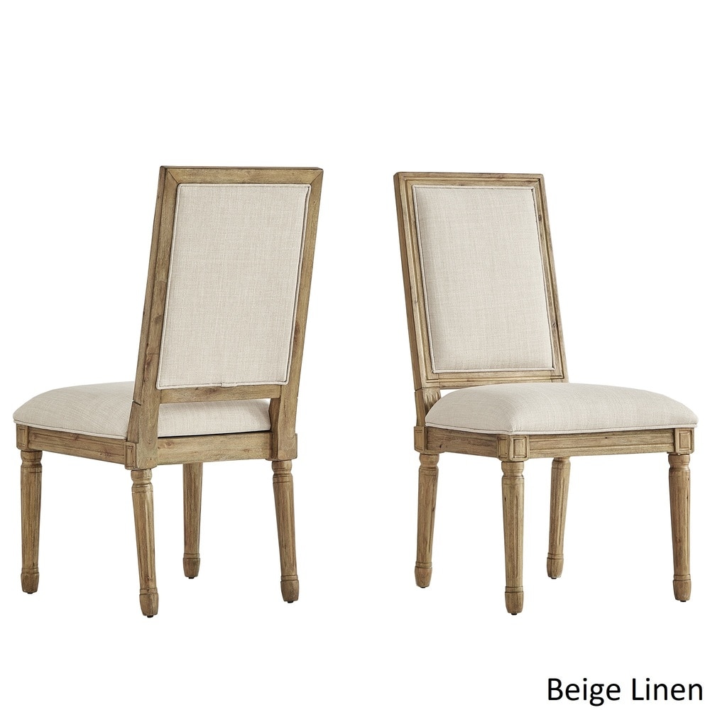 Deana Round Dining Set with Rectangular Back Chairs by iNSPIRE Q Artisan