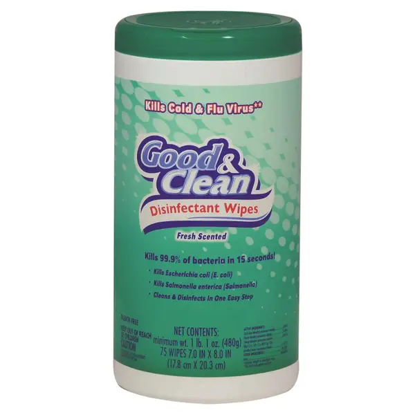 Good and Clean 75 Count Good and Clean Disinfecting Wipes Fresh Scent