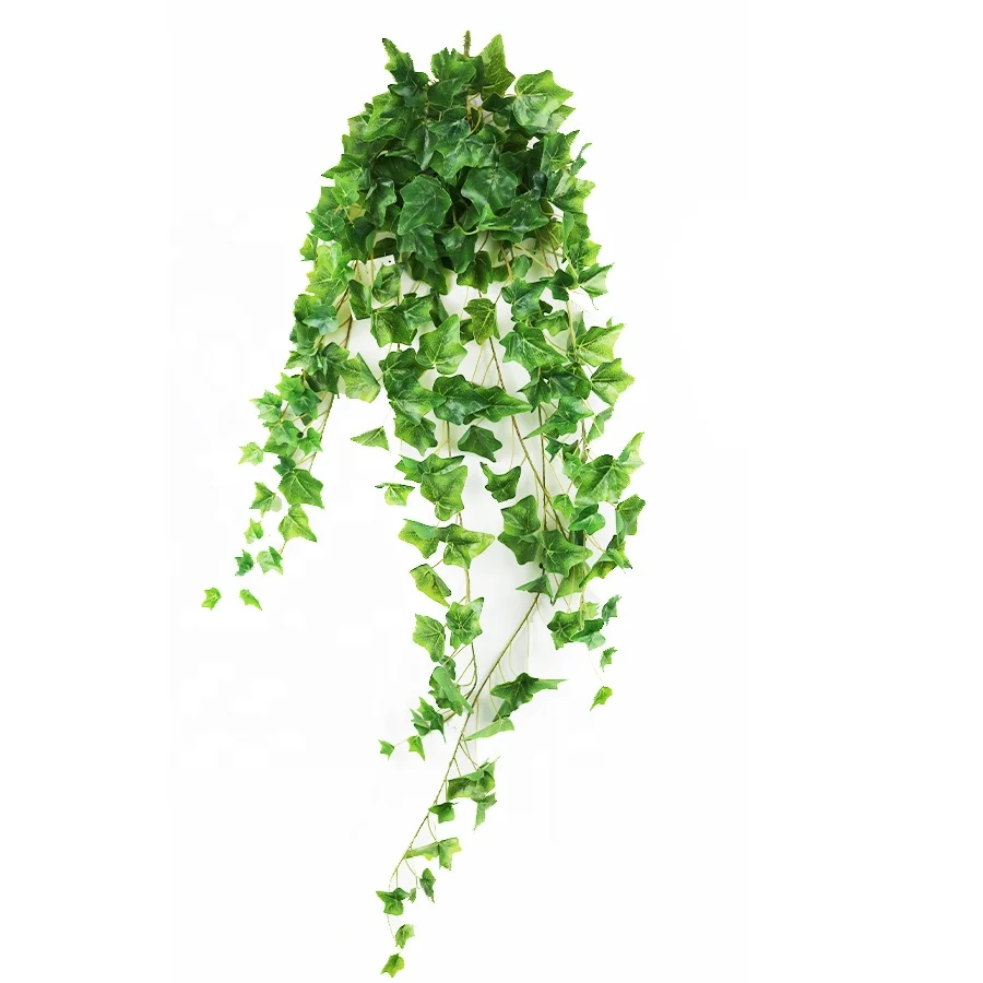 Supplies 110cm long 245lvs artificial mini green ivy leaves hanging bush