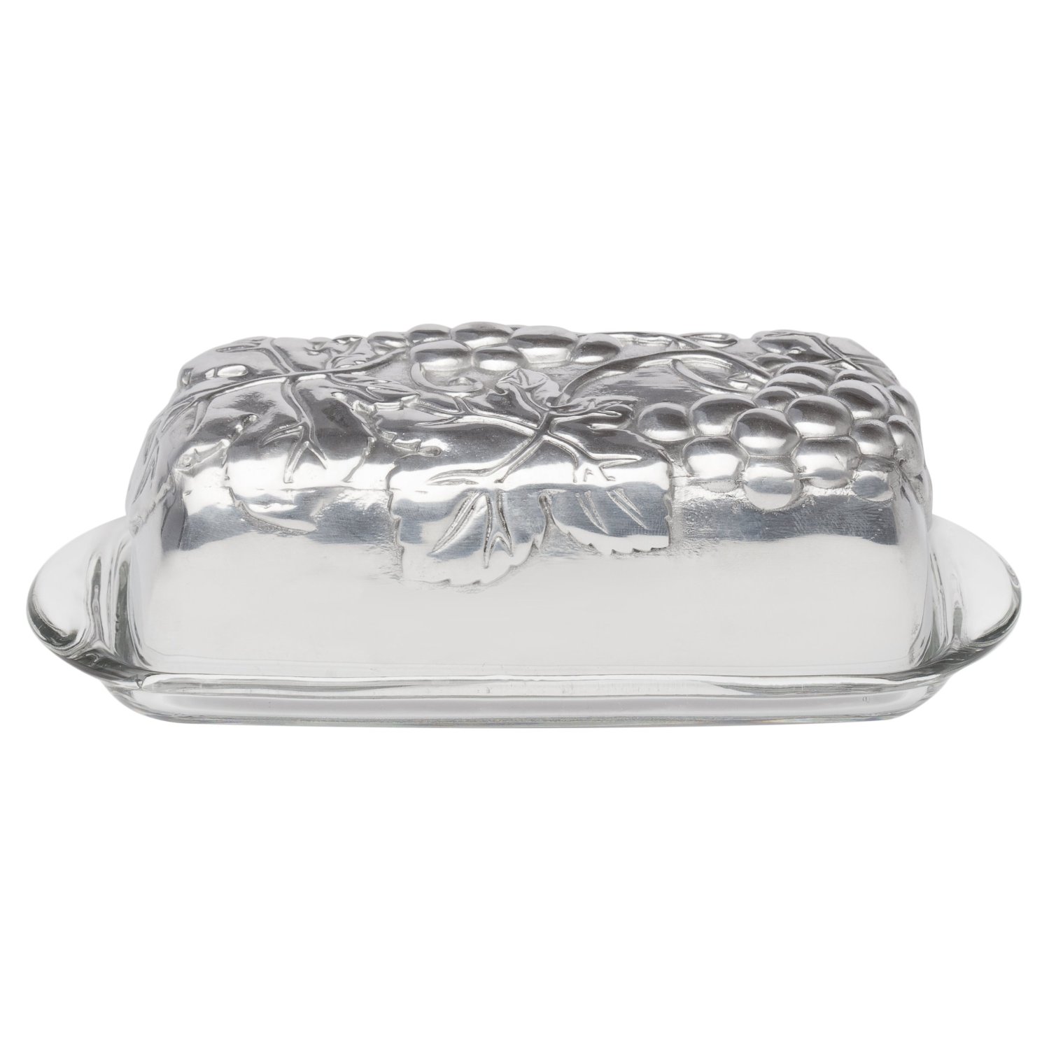 Arthur Court Grape Covered Butter Dish