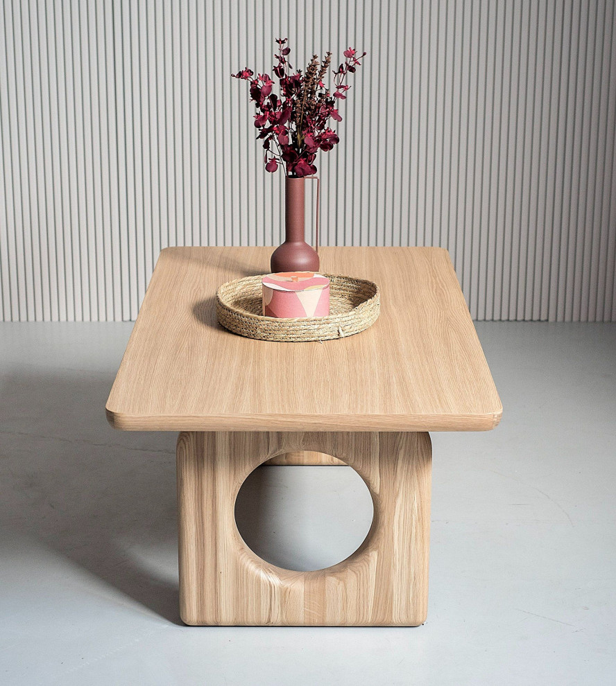 Modrest Washington Modern Natural Oak Coffee Table   Modern   Coffee Tables   by Vig Furniture Inc.  Houzz