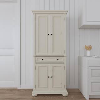 HOMESTYLES Dover Off White Kitchen Pantry 5427-69