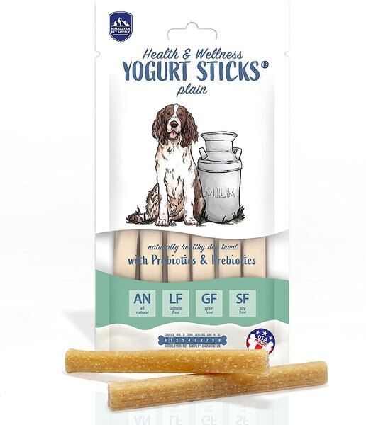 Himalayan Pet Supply Yogurt Sticks Yogurt Flavor Dog Treats， 4.8-oz bag