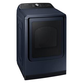  7.4 cu.ft. Smart vented Electric Dryer with Pet Care Dry and Steam Sanitize+ in brushed navy blue DVE54CG7150D