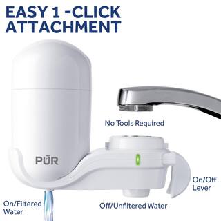 PUR Faucet Mount Filtration System White FM3333BV2