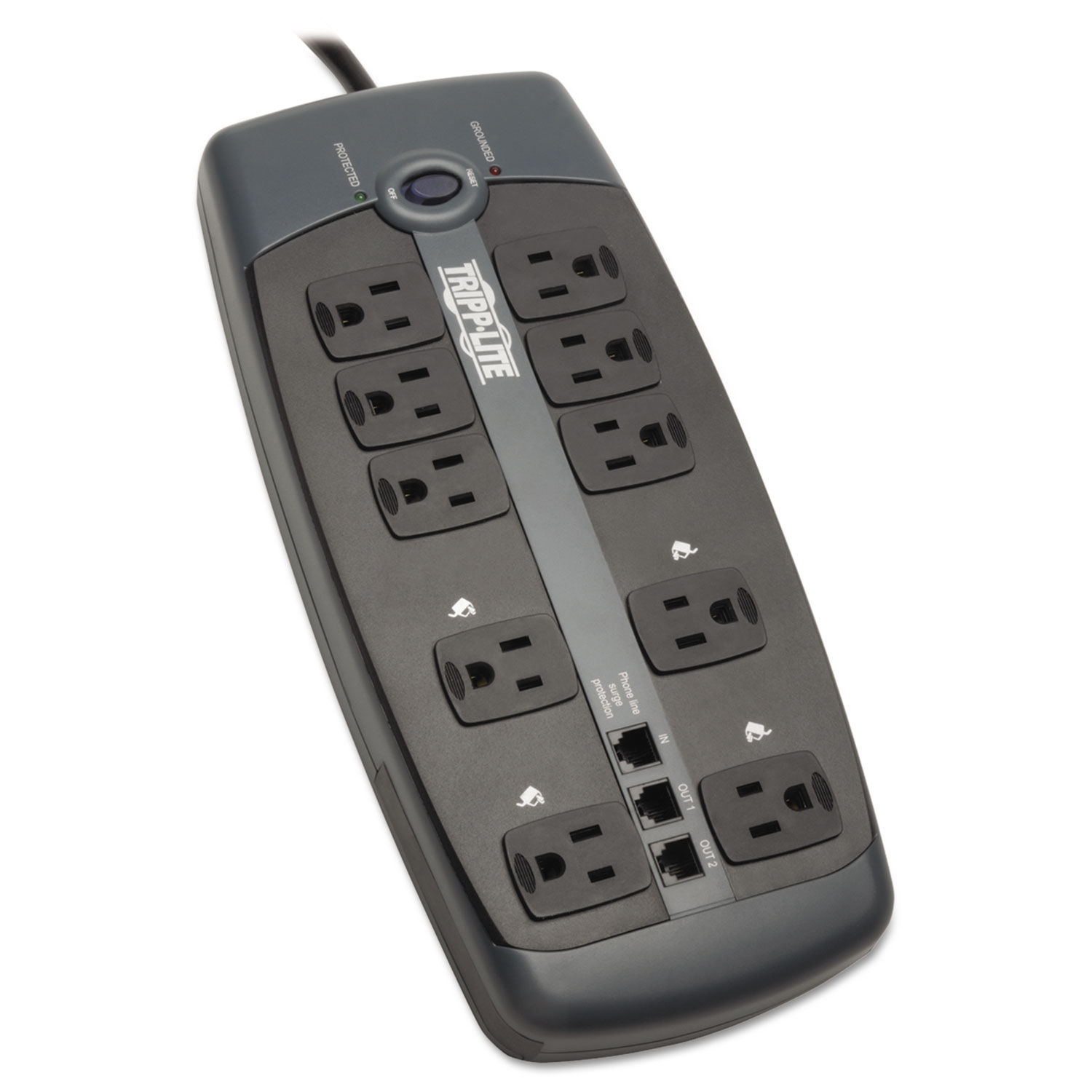 Protect It! Surge Protector by Tripp Lite TRPTLP1008TEL