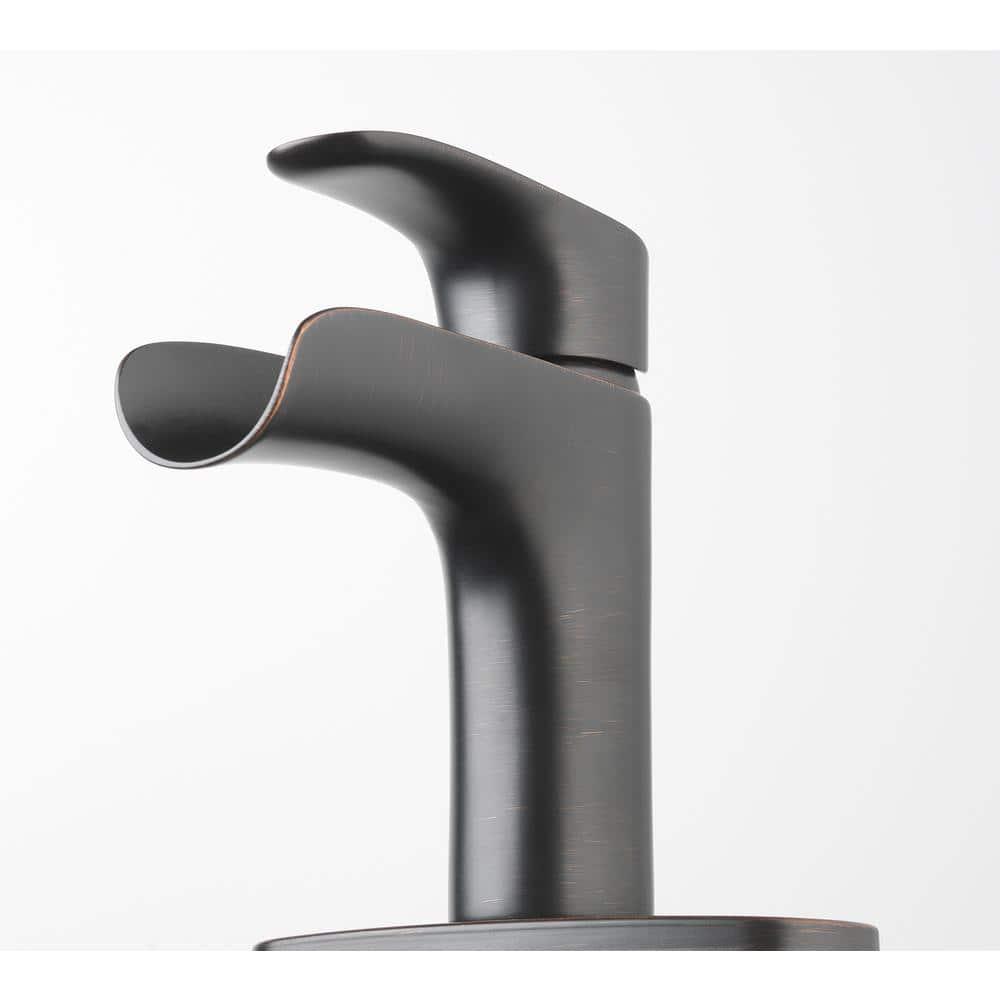 Tosca Single Hole SingleHandle Bathroom Faucet in OilRubbed Bronze