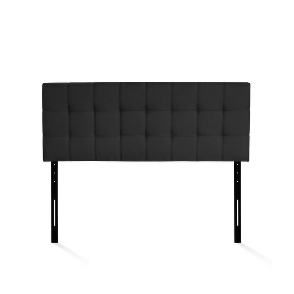 Carbon Loft Dashwood Tufted Black Headboard - - 20986527