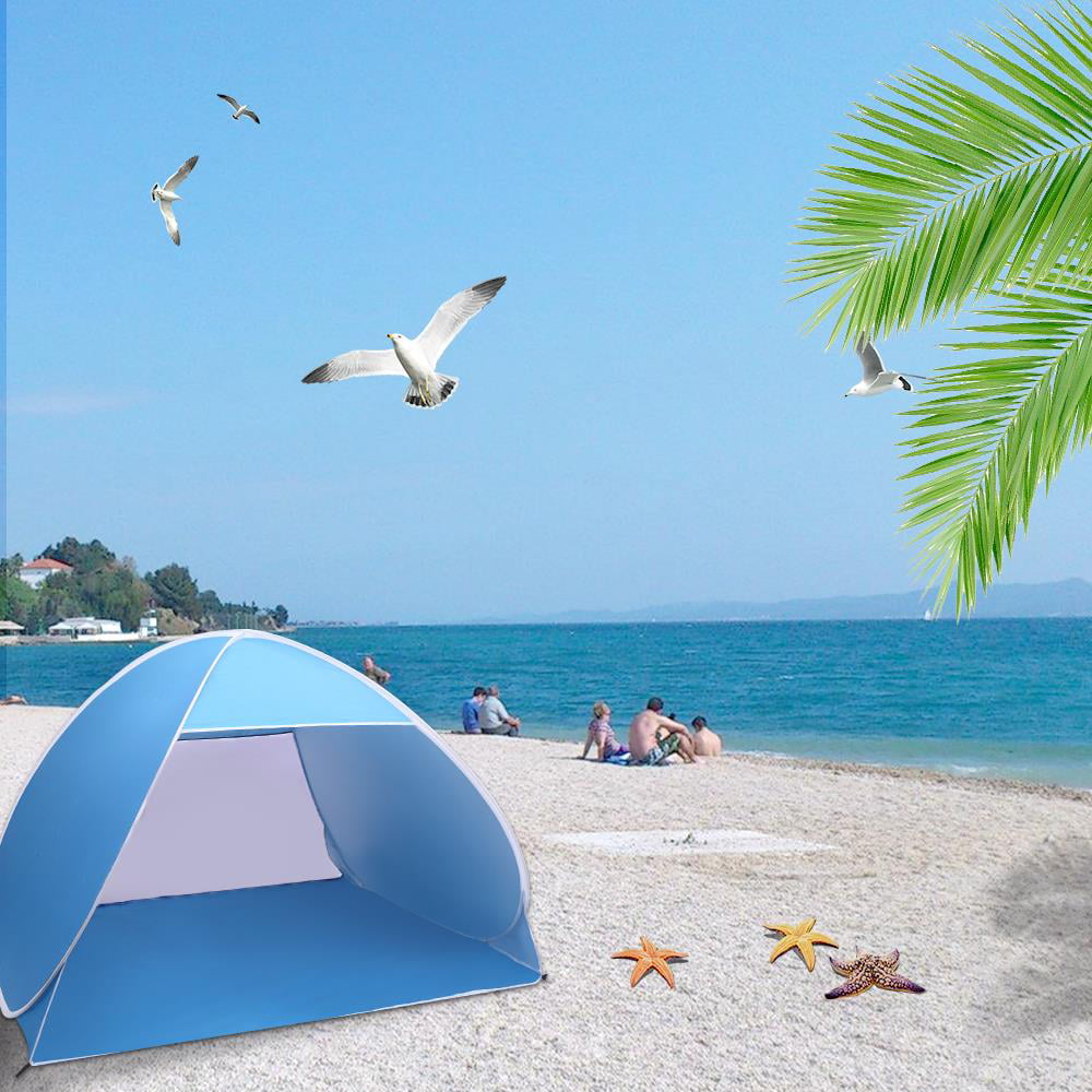 SalonMore Pop Up Beach Tent Sun Shelter Tent for 2 Person