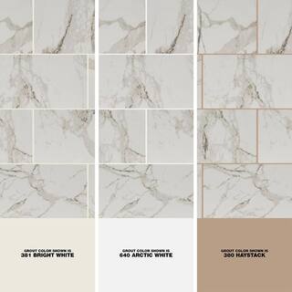 MSI Crystal Bianco 12 in. x 24 in. Polished Porcelain Marble Look Floor and Wall Tile (16 sq. ft.Case) NHDCRYBIA1224P