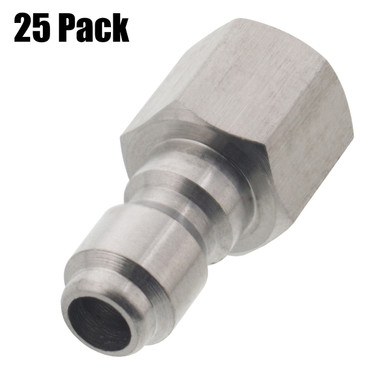 25 Erie Tools 1/4 FPT Female SS Plug Quick Connect Coupler