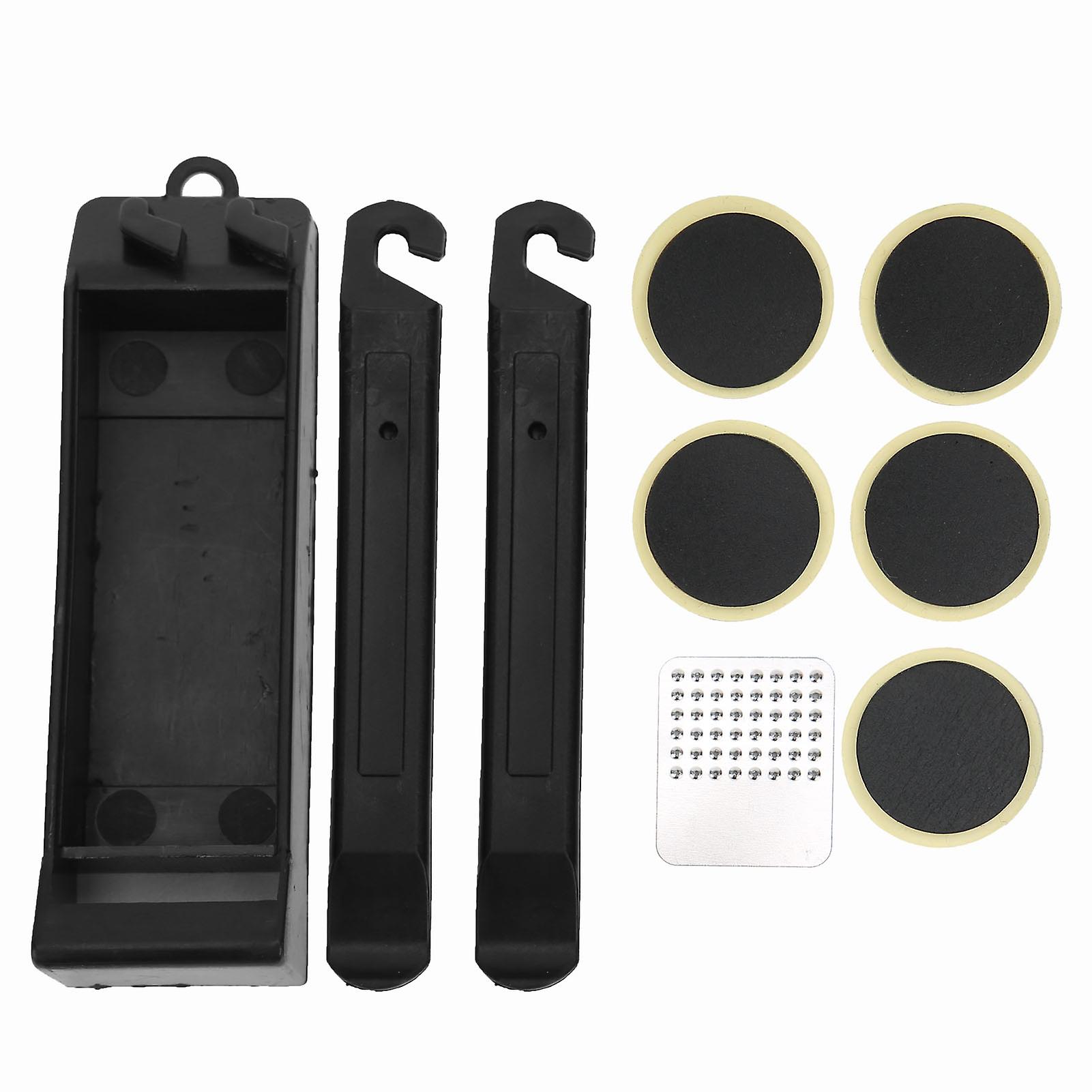 Bicycle Tire Repair Kit Puncture Repair Tool Set Tire Lever/tyre Glueless Patch/rasp