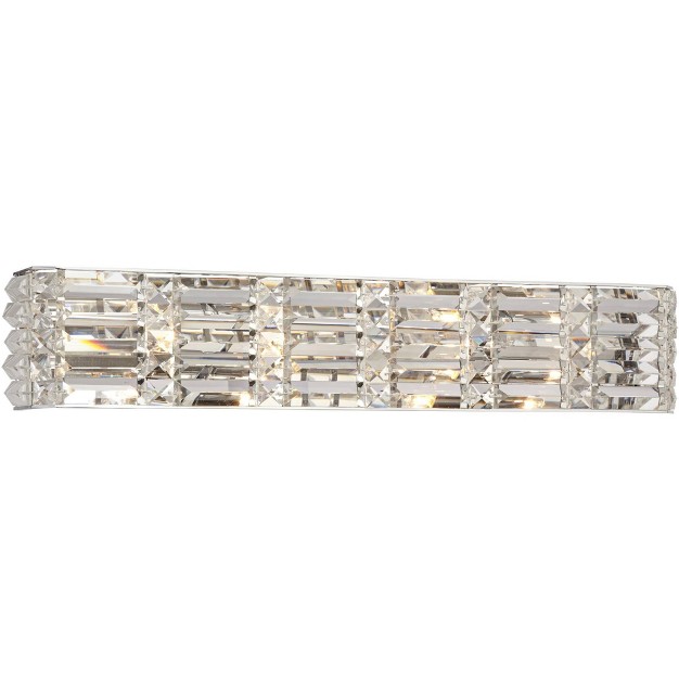 Light Bar Fixture Clear Crystal For Bedroom Bathroom Vanity Reading Living Room