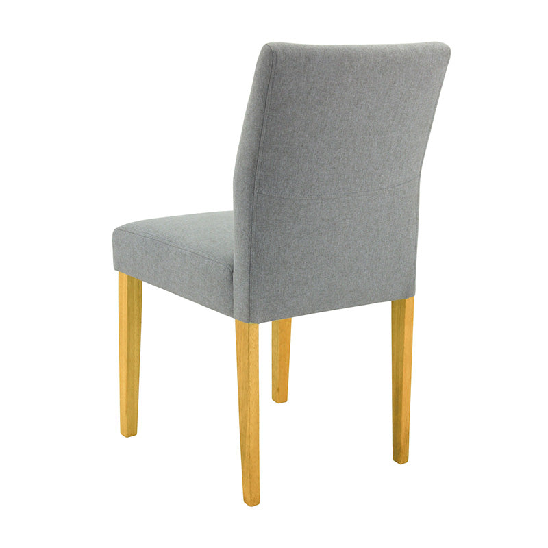 Ladee Dining Chair - Oak + Silver