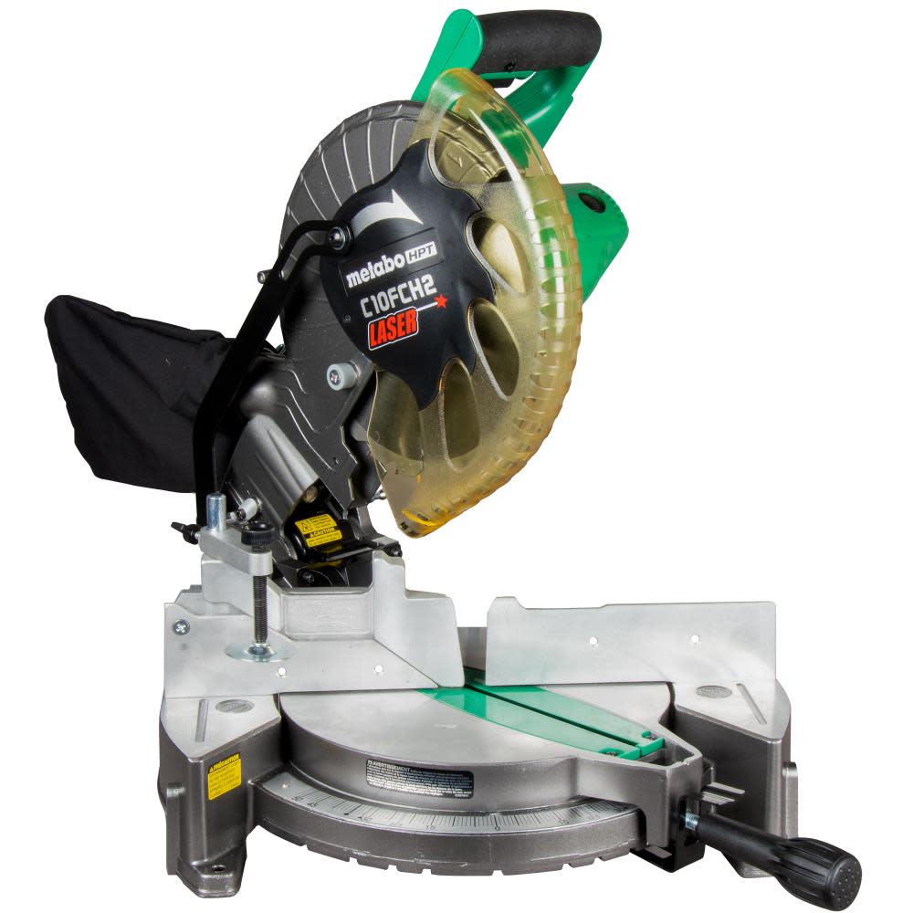 metaboHPT Compound Miter Saw 10 with Laser Marker C10FCH2SM ;