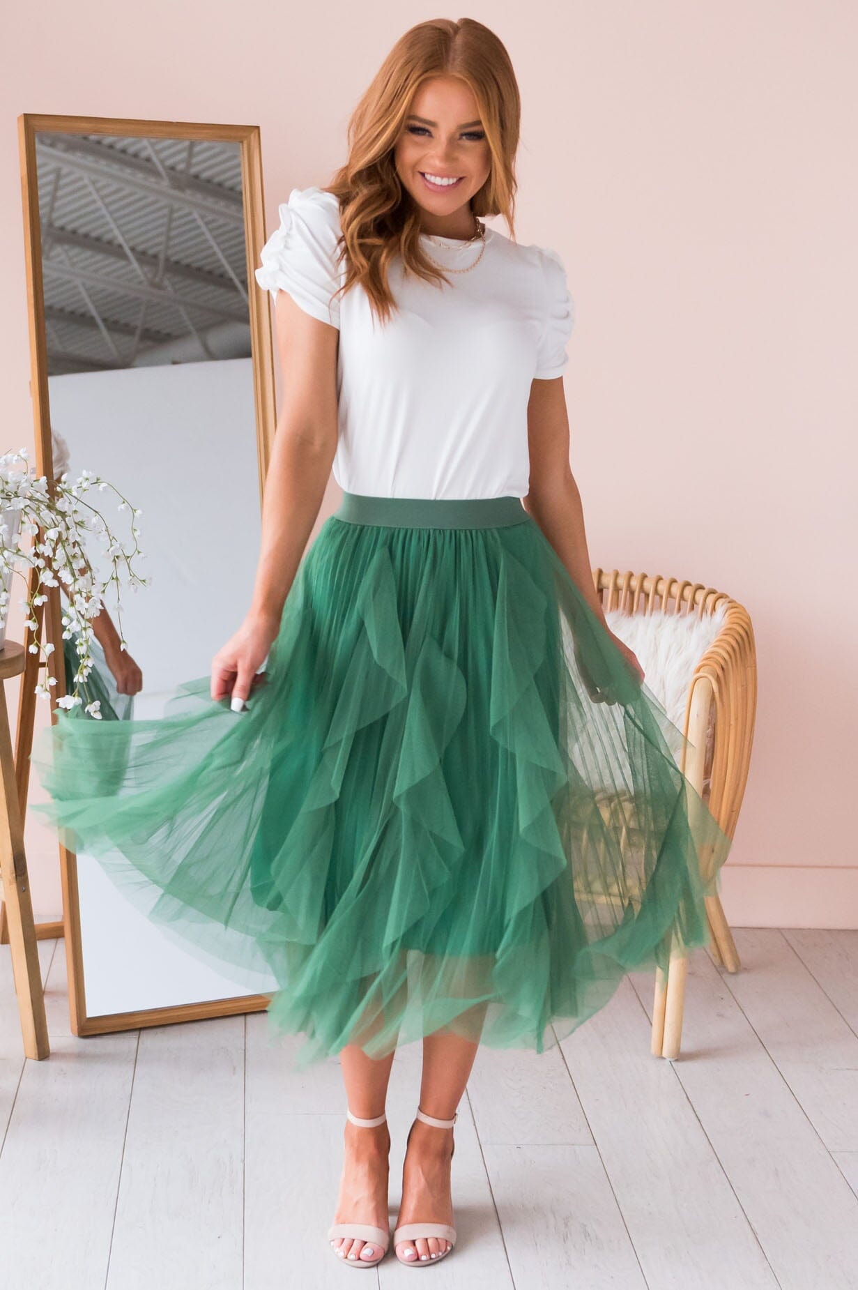 Far & Away Modest Tulle Skirt