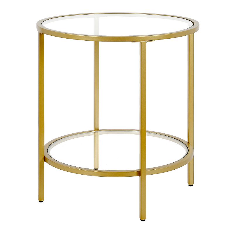 Finley and Sloane Round Sivil End Table