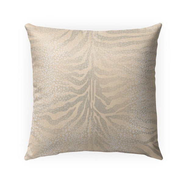 ZEBRA SPOTS CREAM Indoor|Outdoor Pillow By Kavka Designs