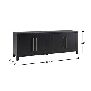 MeyerCross Chabot 68 in. Black Grain TV Stand Fits TV's up to 75 in. TV1368